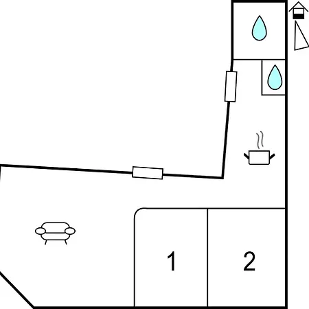 דירה 2 Bedroom Awesome In